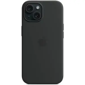 Apple Silicone Case with MagSafe, Compatible with iPhone 15 Plus, Built-In Magnets, Silicone Material, Black | MT103ZM/A