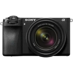 Sony Alpha 6700 Mirrorless Camera with 18-135mm f/3.5-5.6 Lens, 26MP Exmor R APS-C BSI CMOS Sensor, 3" 1.03m-Dot Vari-Angle LCD Touchscreen, BIONZ XR Image Processor, Black | Alpha 6700
