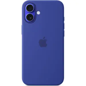 Apple iPhone 16 Plus Silicone Case with MagSafe, Soft-Touch Eco Silicone Protective Case with Built-In Magnets, Precise Fit, Microfiber Lining & Fast Wireless Charging, Ultramarine | MYYF3
