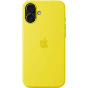 Apple iPhone 16 Plus Silicone Case with MagSafe, Soft-Touch Eco Silicone Protective Case with Built-In Magnets, Precise Fit, Microfiber Lining & Fast Wireless Charging, Star Fruit | MYYG3
