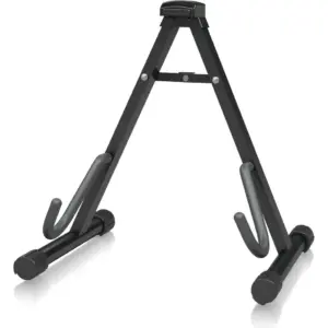 Behringer GB3002-E Foldable Electric Guitar Stand, Portable Design, Adjustable A Frame Support for Guitars & Ukuleles, Secure Lock System, Easily Foldable, Black | GB3002E