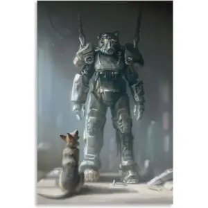 ALAYRA Fallout 4 Classic Popular Game Posters & Prints on Canvas Wall Art Poster For Room Decor Unframe 12x18inch(30x45cm) 01