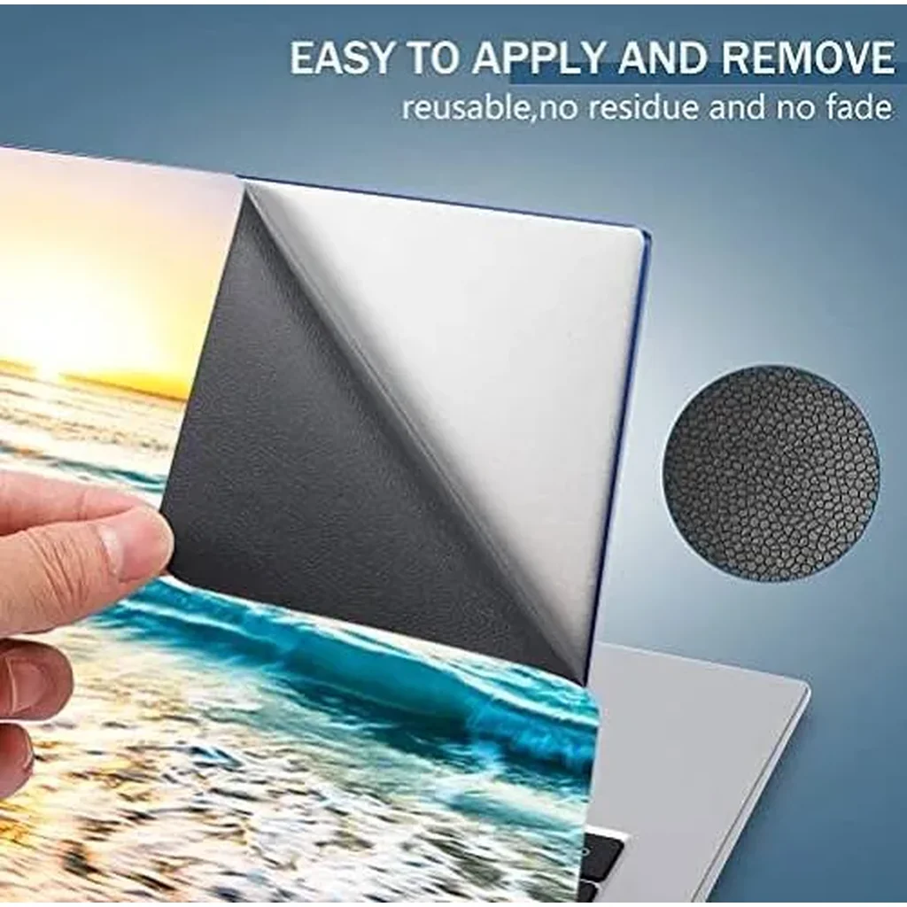 ALAYRA Laptop Skin Sticker, 13.3 14 15 15.4 15.6 inch Laptop Skins, Universal Vinyl Decal, Dustproof Scratch Resistant Reusable Cover Protector with Free 2 Wrist Pads (Sea and Beach) 01 - Image 4