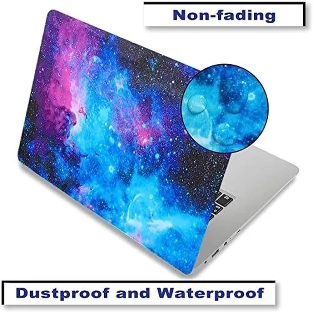 ALAYRA Laptop Skin Sticker, 13.3 14 15 15.4 15.6 inch Laptop Skins, Universal Vinyl Decal, Dustproof Scratch Resistant Reusable Cover Protector with Free 2 Wrist Pads (Sea and Beach) 01 - Image 6