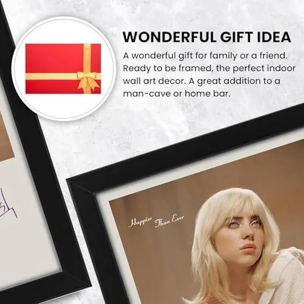 ALAYRA Happier Than Ever Signed Poster Print- Limited Edition Autograph Fan Gift Collectible Memorabilia Merchandise (Unframed A4 (30x21cm)) 01 - Image 4