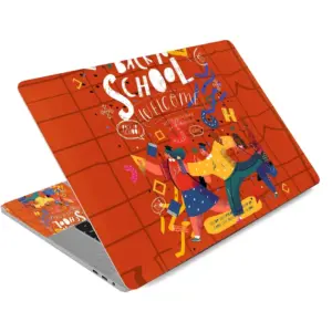 ALAYRA 12 13 13.3 14 15.4 15.6 Inches Laptop Skin Sticker Decal Universal Netbook Skin Sticker Need to Cut, Easy to Apply, Remove and Change Styles (Back to School) 01