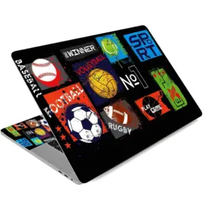 ALAYRA 12 13 13.3 14 15.4 15.6 Inches Laptop Skin Sticker Decal Universal Netbook Skin Sticker Need to Cut, Easy to Apply, Remove and Change Styles (Balls) 01