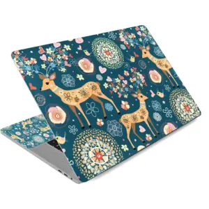 ALAYRA 12 13 13.3 14 15.4 15.6 Inches Laptop Skin Sticker Decal Universal Netbook Skin Sticker Need to Cut, Easy to Apply, Remove and Change Styles (Cute Deer) 01