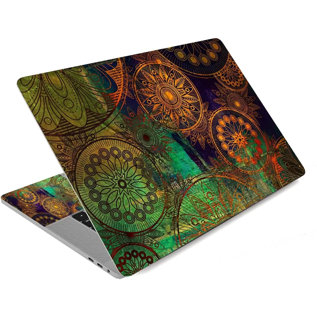 ALAYRA 12 13 13.3 14 15.4 15.6 Inches Laptop Skin Sticker Decal Universal Netbook Skin Sticker Need to Cut, Easy to Apply, Remove and Change Styles (Mandala) 01