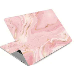 ALAYRA 12 13 13.3 14 15.4 15.6 Inches Laptop Skin Sticker Decal Universal Netbook Skin Sticker Need to Cut, Easy to Apply, Remove and Change Styles (Pink Marble2) 01