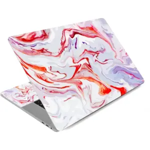 ALAYRA 12 13 13.3 14 15.4 15.6 Inches Laptop Skin Sticker Decal Universal Netbook Skin Sticker Need to Cut, Easy to Apply, Remove and Change Styles (White Marble) 01