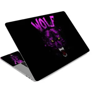 ALAYRA 12 13 13.3 14 15.4 15.6 Inches Laptop Skin Sticker Decal Universal Netbook Skin Sticker Need to Cut, Easy to Apply, Remove and Change Styles (Wolf) 01