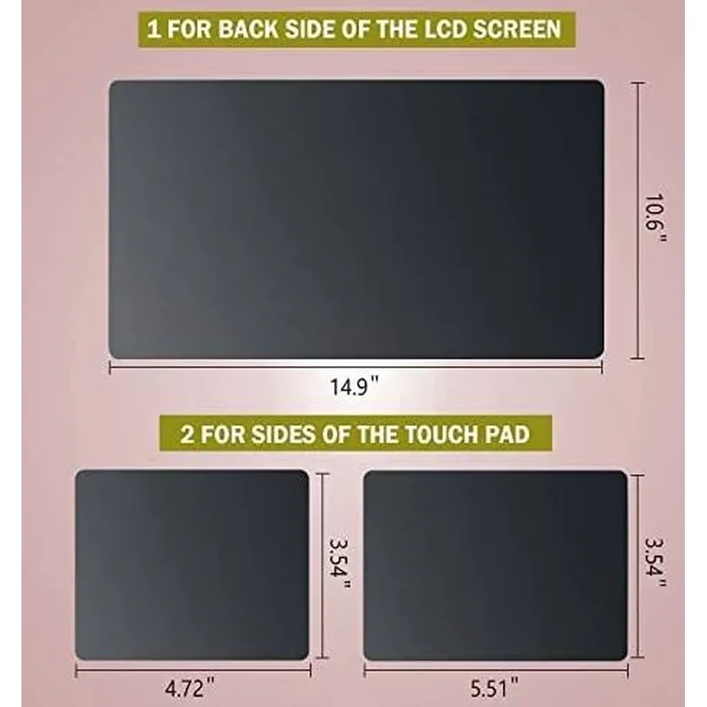 ALAYRA 12.1 13 13.3 14 15 15.4 15.6 Inches Personalized Laptop Skin Sticker Decal Universal Netbook Skin Sticker Reusable Notebook PC Art Decal Protector Cover Case by 01 - Image 2
