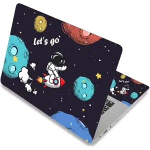 ALAYRA 12.1 13 13.3 14 15 15.4 15.6 Inches Personalized Laptop Vinyl Skin Sticker Decal Universal Netbook Skin Sticker Reusable Notebook PC Art Decal Protector Cover Case (Let's Go Universe) 01