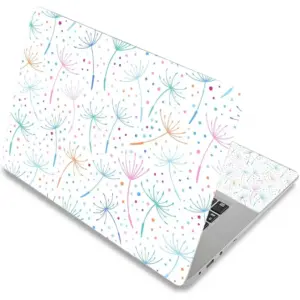 ALAYRA 12.1 13 13.3 14 15 15.4 15.6 Inches Personalized Laptop Vinyl Skin Sticker Decal Universal Netbook Skin Sticker Reusable Notebook PC Art Decal Protector Cover Case (Multifarious Dandelion) 01