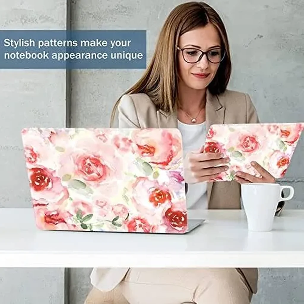 ALAYRA 12.1 13 13.3 14 15.4 15.6 Inches Laptop Skin Sticker Decal Universal Netbook Skin Sticker Reusable Notebook Art Decal Protector Cover Decal (Flowers) 01 - Image 5