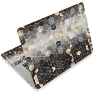 ALAYRA 12.1 13 13.3 14 15.4 15.6 Inches Laptop Skin Sticker Universal Netbook Skin Sticker Reusable Notebook Art Protector Cover (Geometry) 01