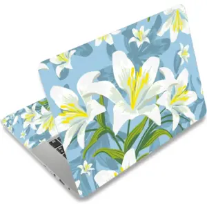 ALAYRA 15 15.4 15.6 Inches Laptop Skin Sticker Decal Universal Netbook Skin Sticker Reusable Notebook Art Decal Protector Cover Decal by (Lily) 01