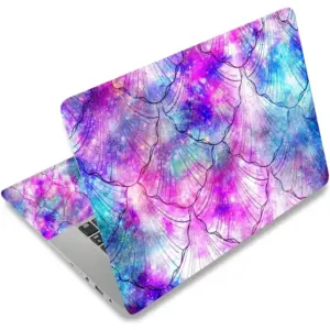 ALAYRA 15 15.4 15.6 Inches Laptop Skin Sticker Personalized 12.1 13 13.3 14 Inches Universal Netbook Skin Sticker Reusable Notebook PC Art Protector (Colorful Shell) 01