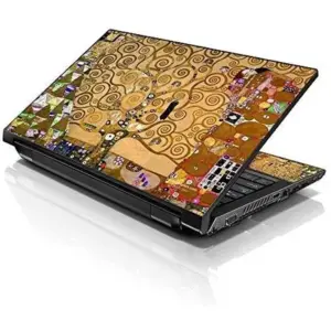 ALAYRA 15 15.6 inch Laptop Notebook Skin Sticker Cover Art Decal Fits 13.3" 14" 15.6" 16" HP Dell Lenovo Apple Asus Acer Compaq (Free 2 Wrist Pad Included) Klimt Tree of Life 01
