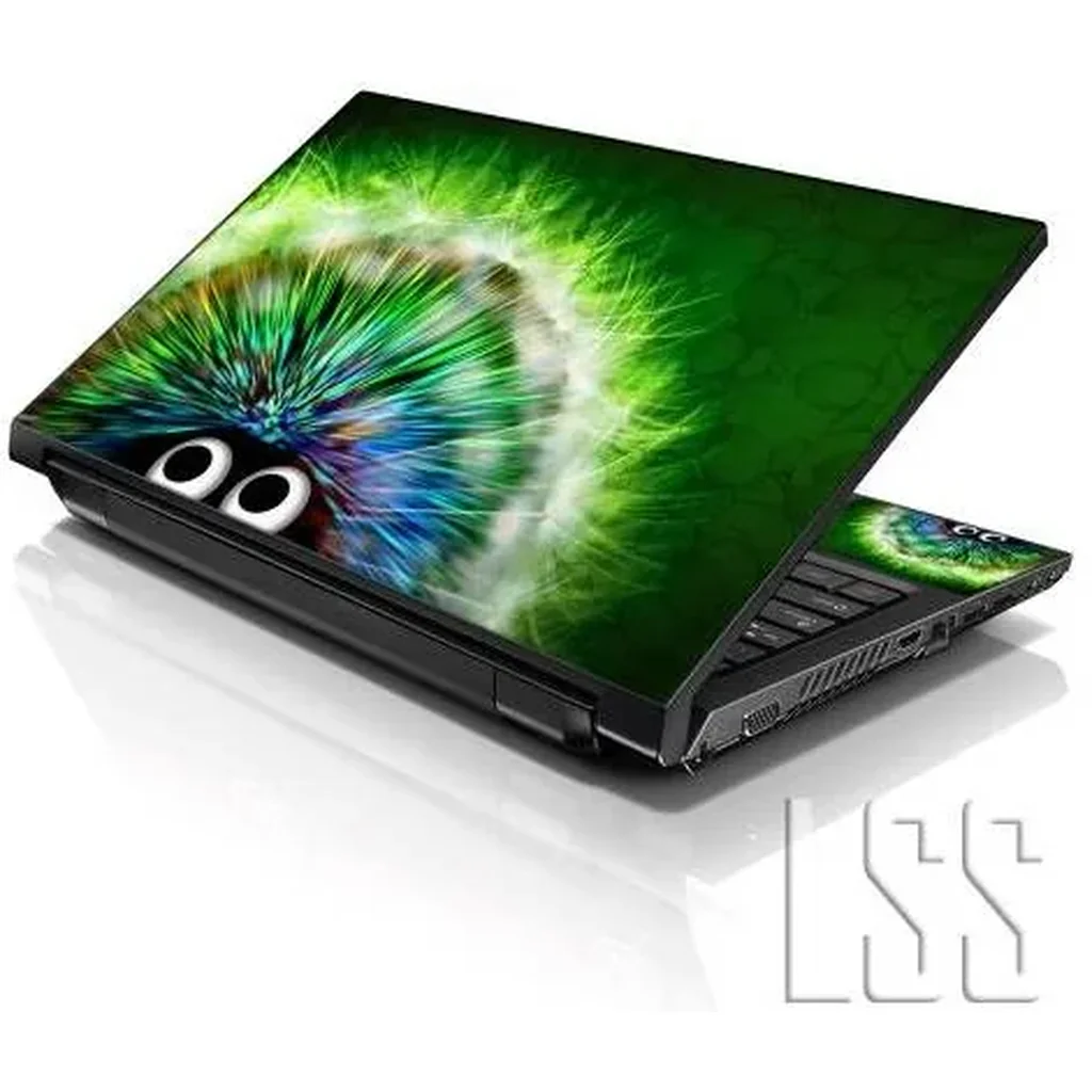 ALAYRA 17 17.3 Inches Laptop Notebook Skin Sticker with 2 Wrist Pads - Reusable Cover Protector Vinyl Sticker Cover Decal Fits 17" - 19" HP Asus Acer Samsung - Hedgehog Pattern 01