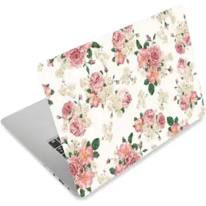ALAYRA 3D Print Laptop Skin Vinyl Sticker Decal, 12" 13" 13.3" 14" 15" 15.4" 15.6 inch Laptop Skin Sticker Cover Art Decal Protector Fits HP Dell Lenovo Compaq Apple Asus Acer (Beautiful Flower) 01