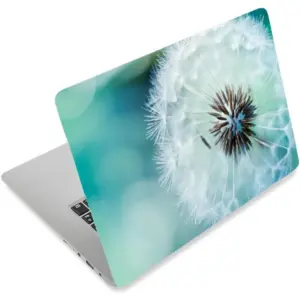ALAYRA 3D Print Laptop Skin Vinyl Sticker Decal, 12" 13" 13.3" 14" 15" 15.4" 15.6 inch Laptop Skin Sticker Cover Art Decal Protector Fits HP Dell Lenovo Compaq Apple Asus Acer (Dandelion) 01
