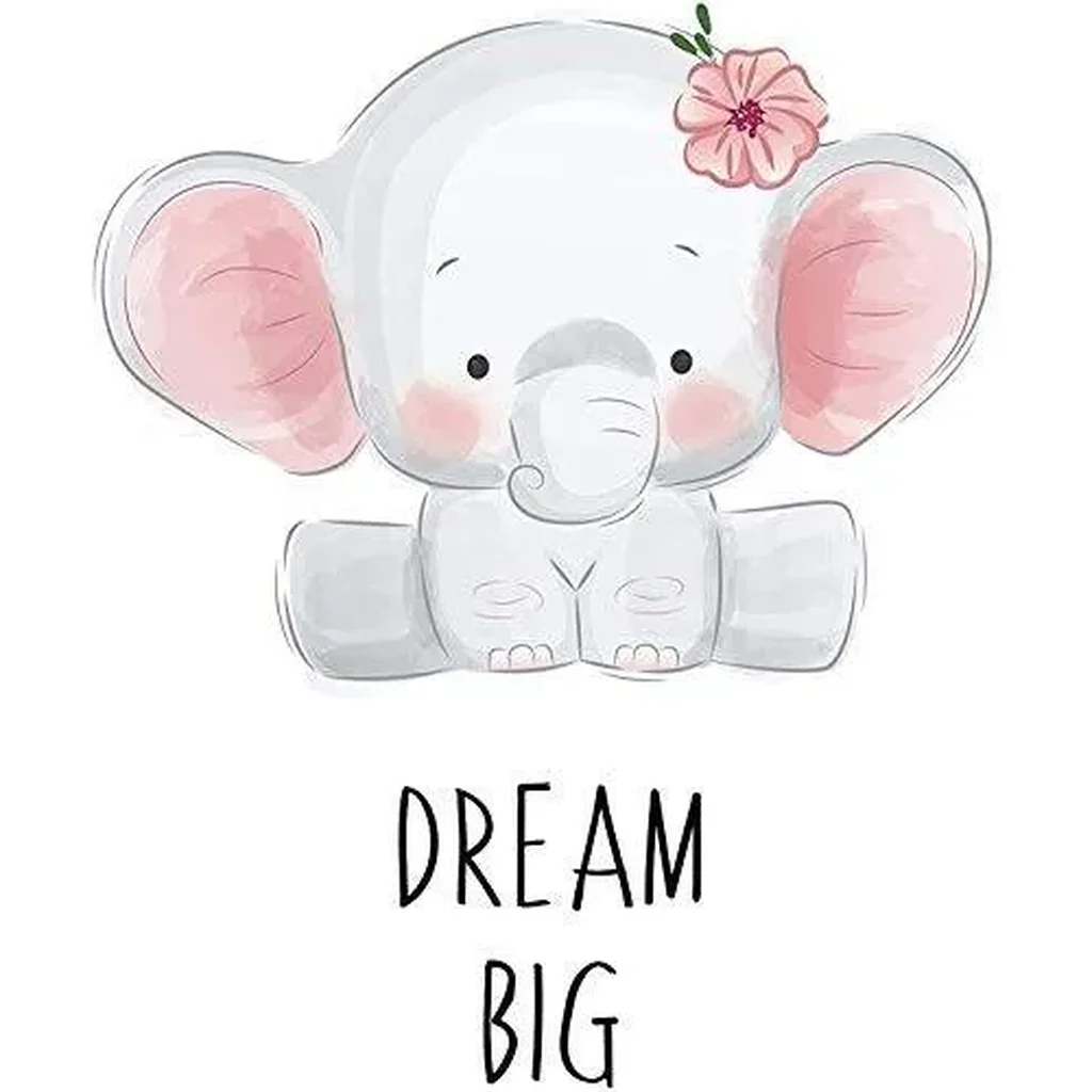 ALAYRA 6 Pack Baby Jungle Nursery Wall Decor Art Pictures, Unframed Cartoon Safari Animal Wall Murals/Poster with Inspirational Quotes for Baby & Kids Living Room Bedroom Bathroom 21 x 29.7 cm 01 - Image 5