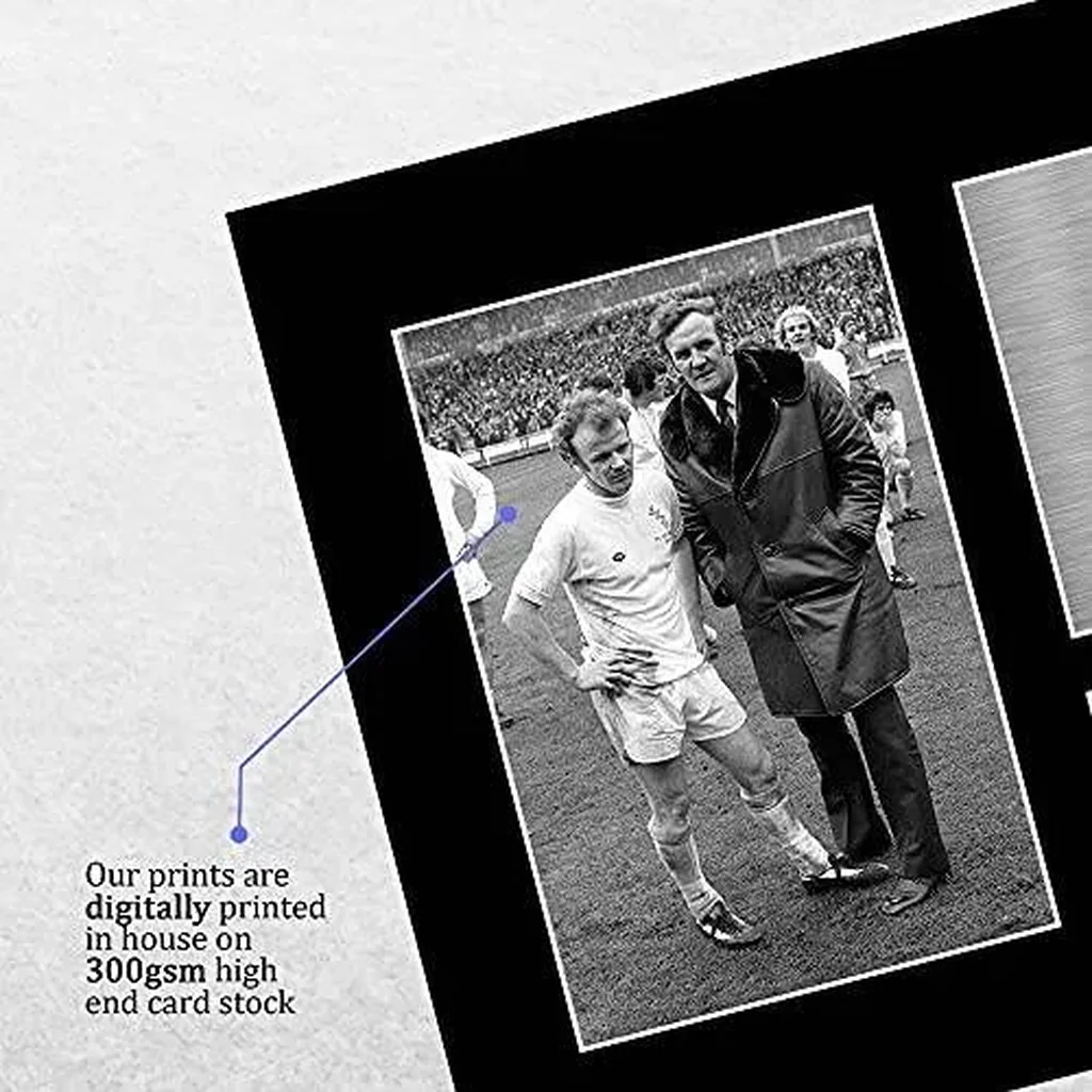 ALAYRA A4 Don Revie Billy Bremner Leeds Utd Gifts Printed Signed Autograph Picture for Fans and Supporters - A4 01 - Image 2