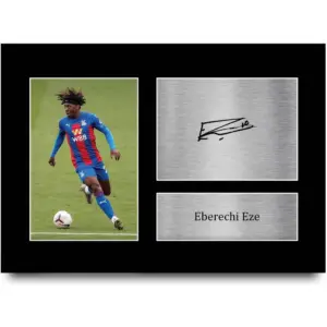 ALAYRA A4 Eberechi Eze Crystal Palace Gifts Printed Signed Autograph Picture for Football Fans and Supporters - A4 01