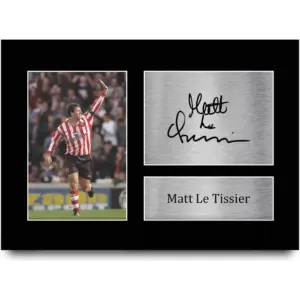 ALAYRA A4 Matt Le Tissier Southampton Gifts Printed Signed Autograph Picture for Fans and Supporters - A4 01
