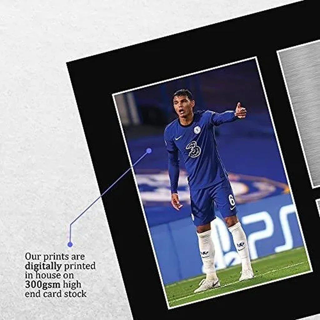 ALAYRA A4 Thiago Silva Chelsea Presents Printed Signed Autograph Picture for Fans and Supporters - A4 01 - Image 2