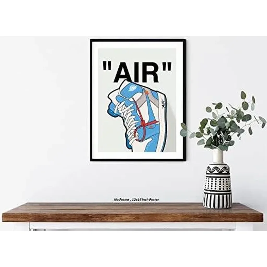 ALAYRA Air Sneaker Poster (12x16 Inch) Unframed AJ Wall art, , Michael Jordan Poster, Sneaker Air Gym Shoes Shoebox Collection Aesthetic Cool Poster for Teen Boys Guys Men 01 - Image 4