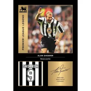 ALAYRA Alan Shearer Newcastle Legends Signed A4 Printed Photo Picture Display Gift For Newcastle United Fans Digitally Reproduced Signature Unframed 01