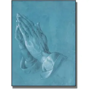 ALAYRA Albrecht DRer Canvas Wall Art Praying Hands Poster Master Painting Print Vintage Poster Renaissance Historical And Cultural Illustration Modern Home Wall Decor Unframed/12x16in/30x40cm 01