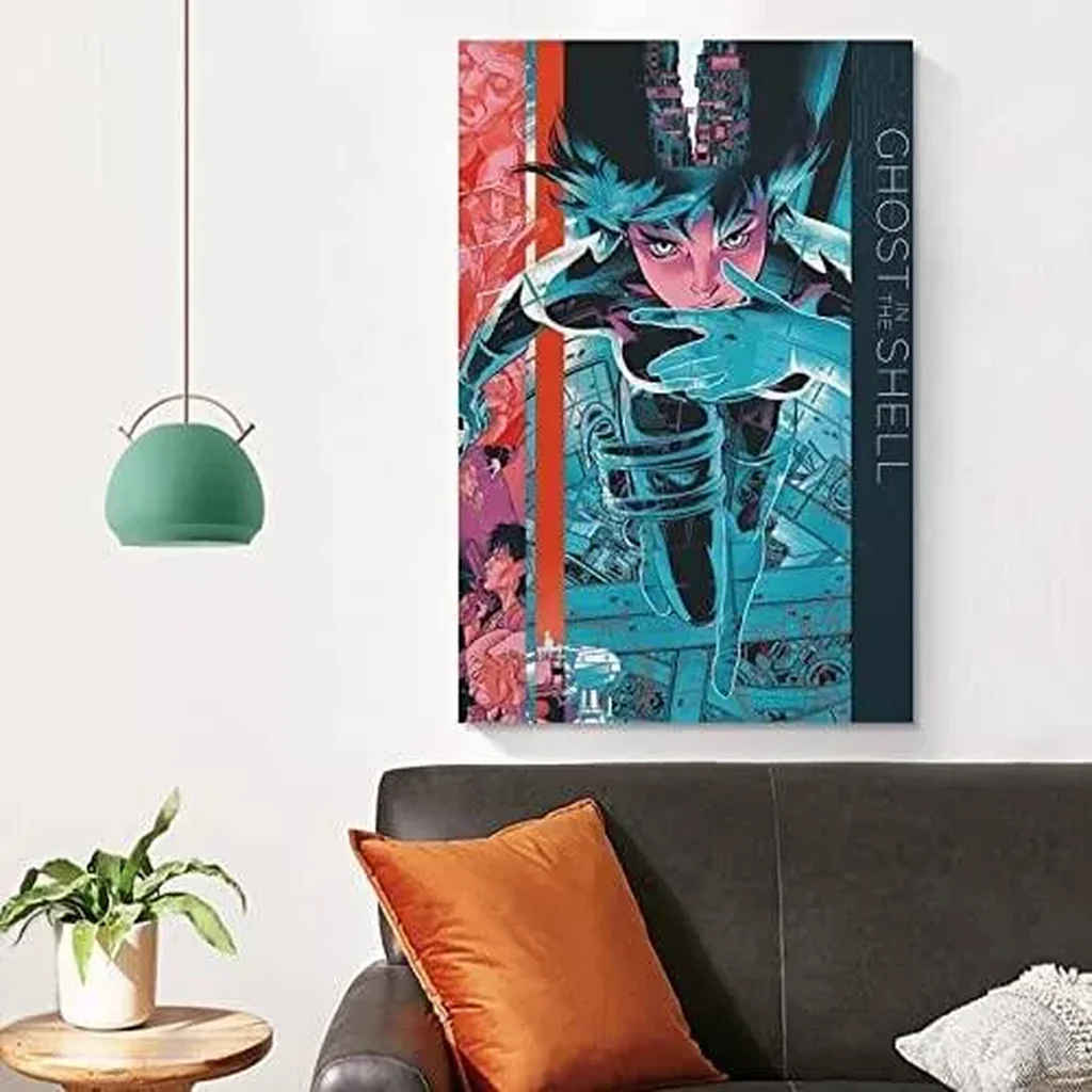 ALAYRA Anime Ghost in The Shell Poster Canvas Wall Art Painting Posters Decoration Room Decor Unframe 12x18inch(30x45cm) 01 - Image 2