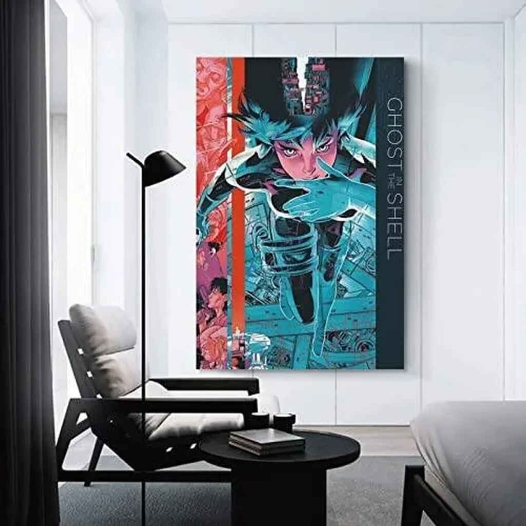 ALAYRA Anime Ghost in The Shell Poster Canvas Wall Art Painting Posters Decoration Room Decor Unframe 12x18inch(30x45cm) 01 - Image 3