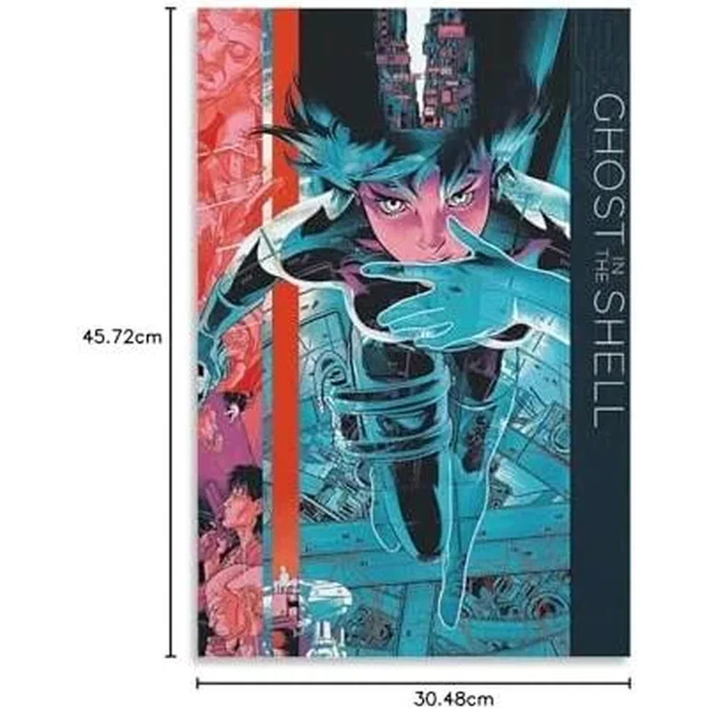 ALAYRA Anime Ghost in The Shell Poster Canvas Wall Art Painting Posters Decoration Room Decor Unframe 12x18inch(30x45cm) 01 - Image 4