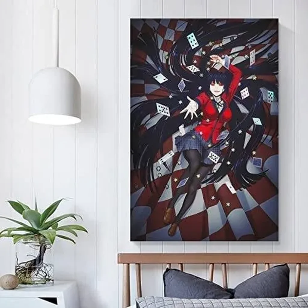 ALAYRA Anime Kakegurui Poster Canvas Wall Art Painting Posters Decoration Room Decor Unframe 12x18inch(30x45cm) 01 - Image 2