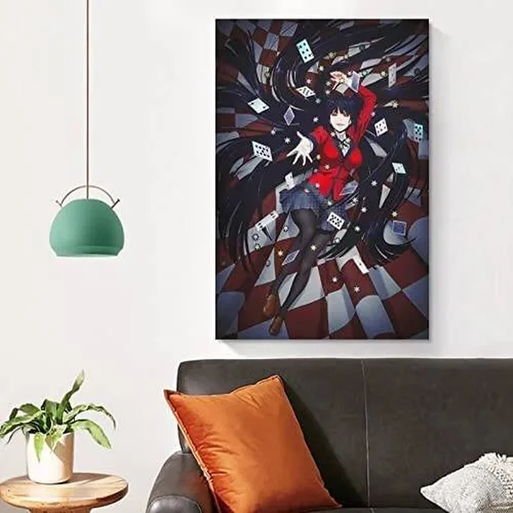 ALAYRA Anime Kakegurui Poster Canvas Wall Art Painting Posters Decoration Room Decor Unframe 12x18inch(30x45cm) 01 - Image 3