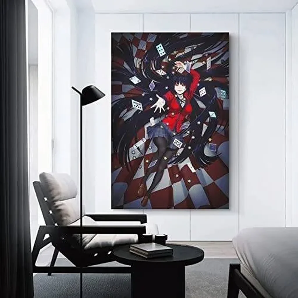 ALAYRA Anime Kakegurui Poster Canvas Wall Art Painting Posters Decoration Room Decor Unframe 12x18inch(30x45cm) 01 - Image 4