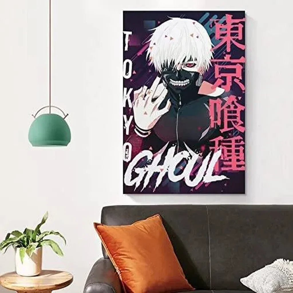 ALAYRA Anime Ken Kaneki Tokyo Ghoul Poster Canvas Wall Art Painting Posters Decoration Room Decor Unframe 12x18inch(30x45cm) 01 - Image 3