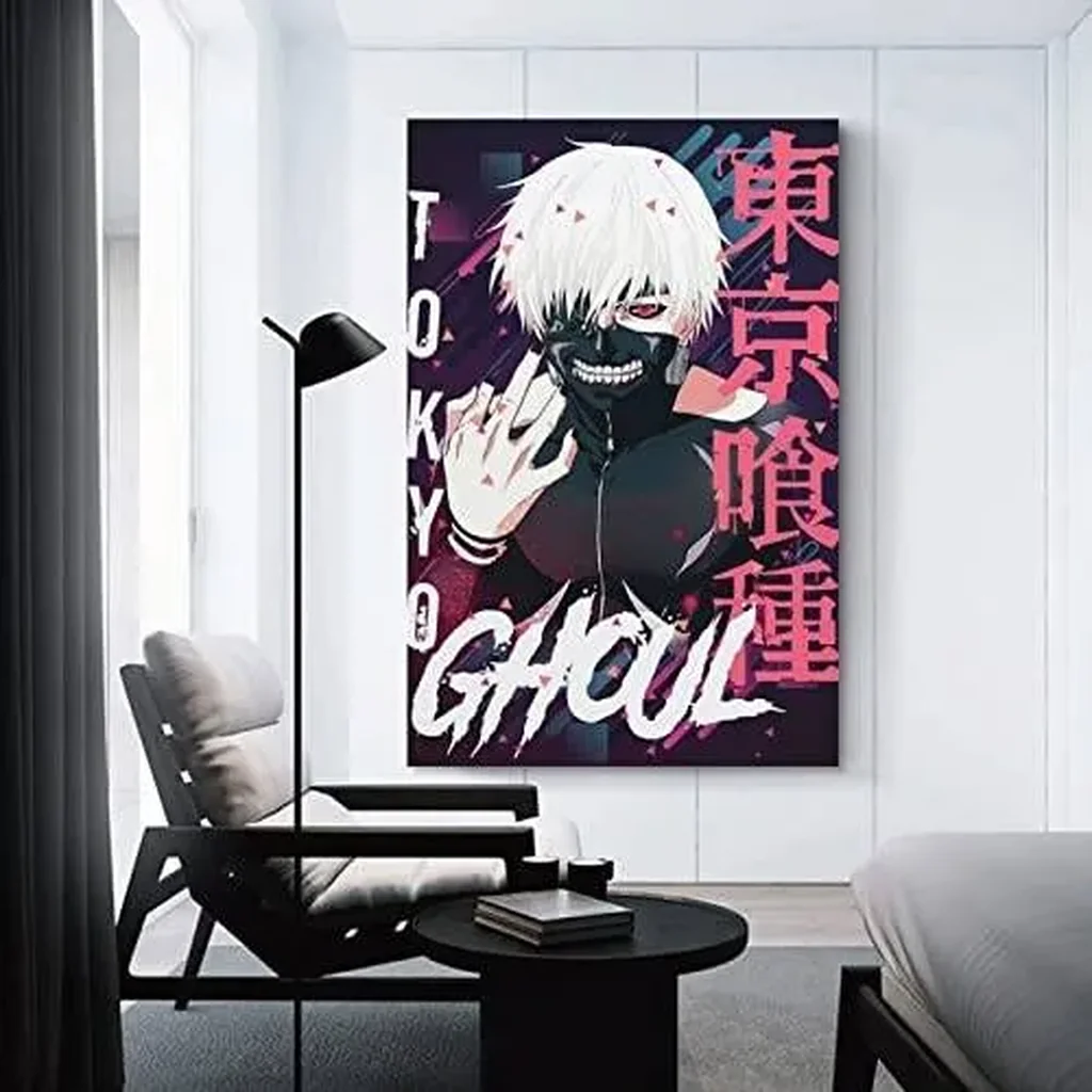 ALAYRA Anime Ken Kaneki Tokyo Ghoul Poster Canvas Wall Art Painting Posters Decoration Room Decor Unframe 12x18inch(30x45cm) 01 - Image 4