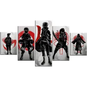 ALAYRA Anime Poster Canvas Wall Art Posters 5 pieces HD Print Painting Decoration Pictures Modern for Living Bathroom Dining Room Home Decor Unframed 01