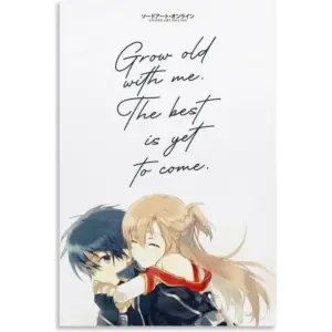 ALAYRA Anime Sword Art Online SAO Posters & Prints on Canvas Wall Art Poster for Room Decor Unframe 12x18inch(30x45cm) 01