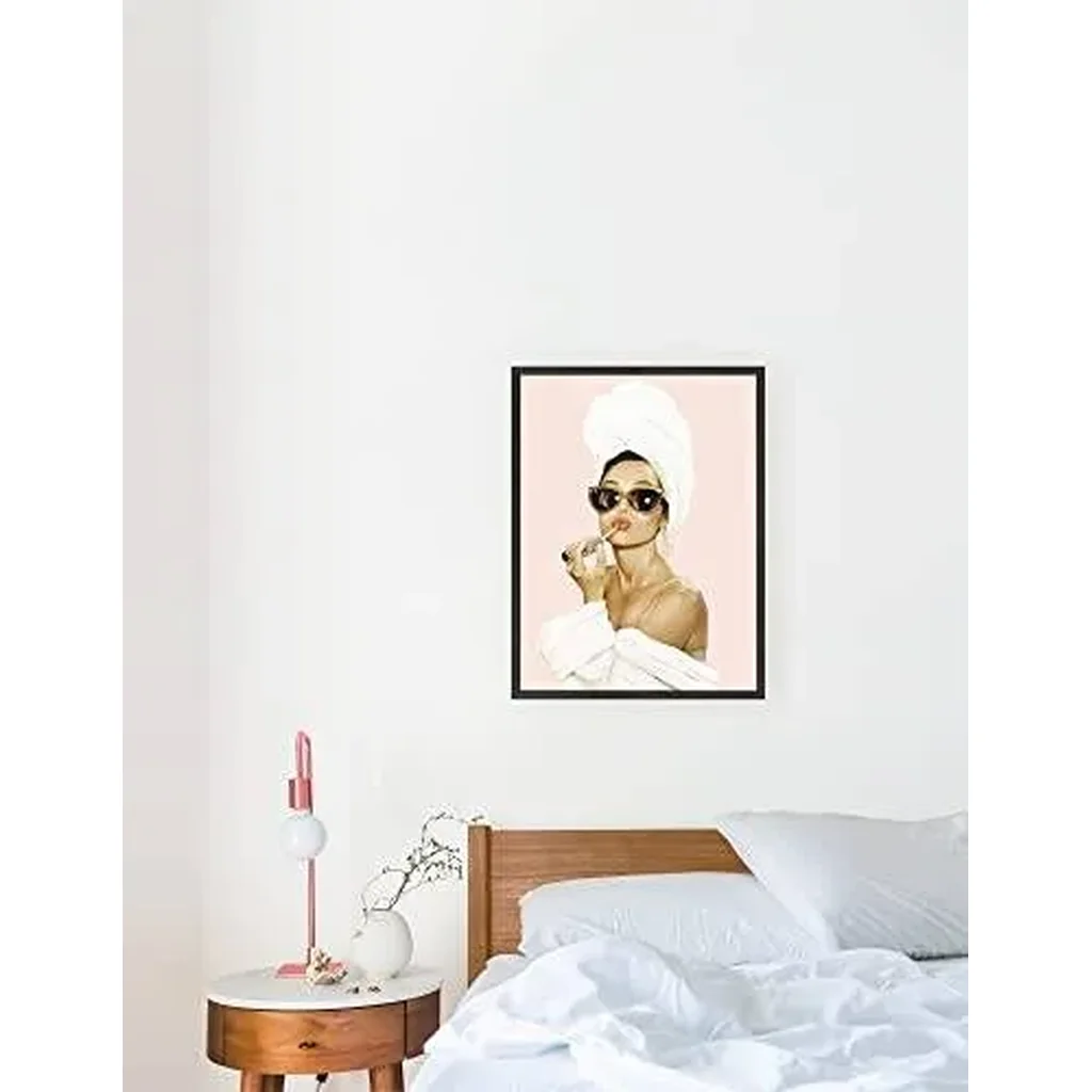 ALAYRA Audrey Wall Art Vogue Wall Decor - by Audrey Poster Hollywood Wall Art Audrey Pictures for Wall Vanity Room Wall Art UNFRAMED (12 x 16) 01 - Image 3