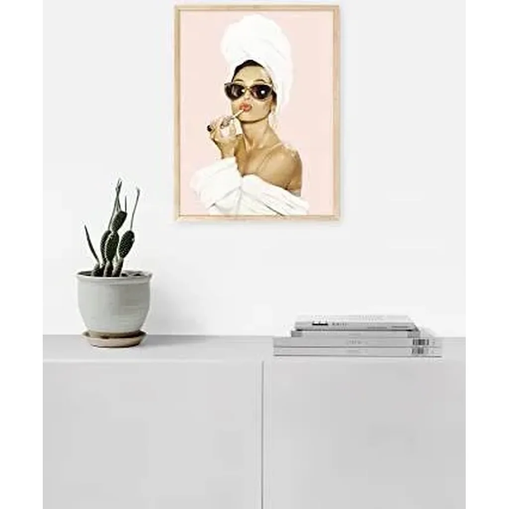 ALAYRA Audrey Wall Art Vogue Wall Decor - by Audrey Poster Hollywood Wall Art Audrey Pictures for Wall Vanity Room Wall Art UNFRAMED (12 x 16) 01 - Image 4