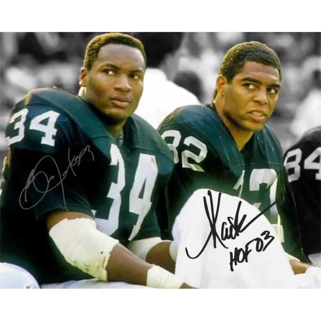 ALAYRA Bo Jackson Marcus Allen HOF Signed Photo Autograph Print Wall Art Home Decor 01