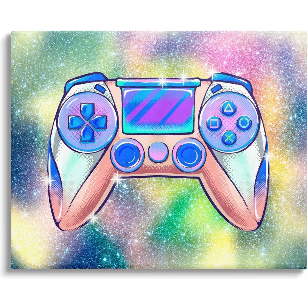 ALAYRA Bold Sparkle Video Gaming Controller Illustration, Design by Ziwei Li 01