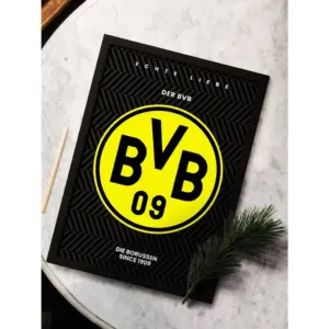 ALAYRA Borussia Dortmund BVB Football Club Framed Poster (8 x 12 Inches) For Room Decor/Gifting/For Football Fans/For Dortmund Fans 01